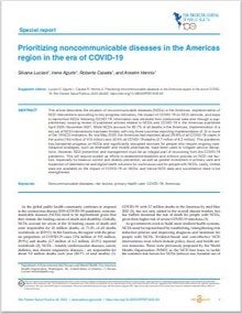 Prioritizing noncommunicable diseases in the Americas region in the era of COVID-19