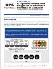 La superioridad de los sellos octagonales de advertencia nutricional en El Salvador