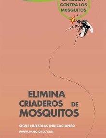 Semana de acción contra los mosquitos 2018 - 2019: "Elimina criaderos de mosquitos". Banner roll up 24x71 in (JPG)