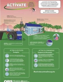 Semana de acción contra los mosquitos 2018 - 2019: Infografía. Activa tu casa, elimina los criaderos. ( JPG -A4)