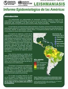 Informe Epidemiológico de las Américas. Leishmaniasis (marzo, 2019)