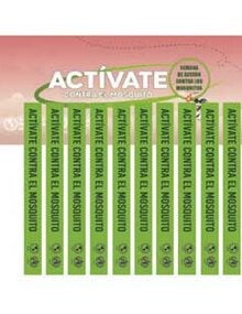 Semana de acción contra los mosquitos 2018 - 2019: Tarjetas para pack de pinzas de ropa. PDF