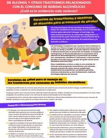 Servicios de salud para el consumo peligroso de alcohol y otros trastornos relacionados con el consumo de bebidas alcohólicas. ¿Cuál es la evidencia más reciente?