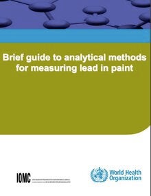 Brief guide to analytical methods for measuring lead in paint; 2013