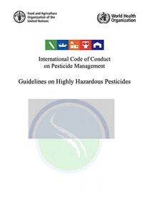 International Code of Conduct on Pesticide Management; 2016
