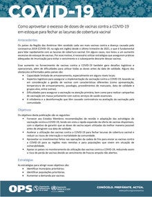 aproveitar o excesso de doses de vacinas