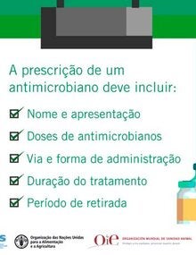 Resistência antimicrobiana: GIF-4 "O papel dos veterinários: O que deve incluir uma prescrição de antibióticos" 