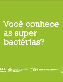 Semana Mundial de Conscientização Antimicrobiana 2020: GIF "Vocè conhece as super bactérias?"