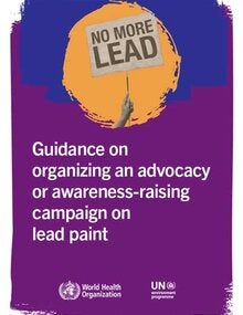 Guidance on organizing an advocacy or awareness-raising campaign on lead paint; 2020