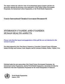 Hydrogen cyanide and cyanides; 2004
