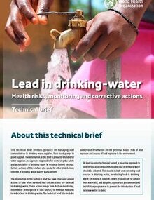 Lead in drinking-water: Health risks, monitoring and corrective actions; 2022