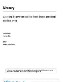 Mercury: Assessing the environmental burden of disease at national and local levels; 2008