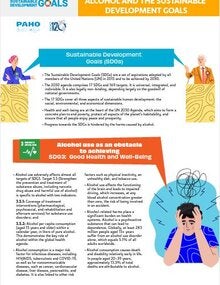 Alcohol and the Sustainable Development Goals