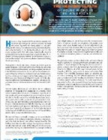 Protecting the Hearing Health of Young People in the Americas