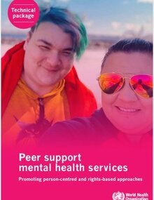 Peer support mental health services: promoting person-centred and rights-based approaches