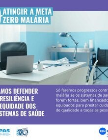 Cartão de Redes Sociais 3 - Dia da Malária nas Américas 2022