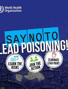 WHO Social media postcard: Say NO to lead poisoning!