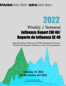 Reporte Semanal de Influenza, Semana Epidemiológica 40 (19 de octubre de 2022)
