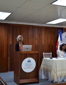 Durate el panel por el Dìa Mundial de la Salud Mental.