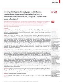 IM-Severity of influenza illness by seasonal influenza vaccination status-en