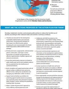Factsheet: Global alcohol action plan 2022-2030. A Summary for Member States in the Americas