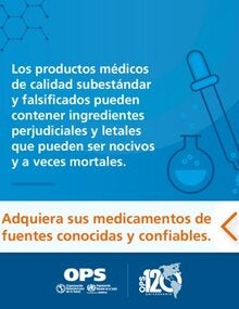 Adquiera sus medicamentos de fuentes conocidad y confiables