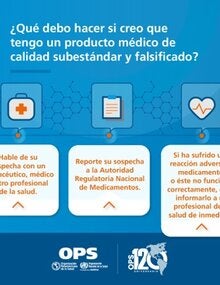 ¿Que debo hacer si creo que tengo un producto medico de calidad subestandar y falsificado?