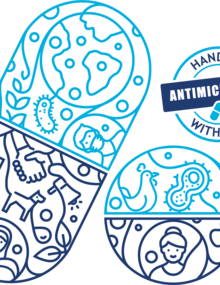 Stamp concept Go Blue