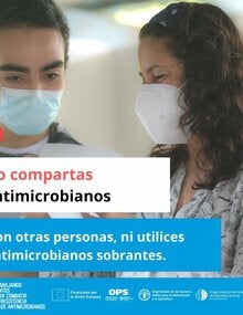 Redes Sociales: No compartas antimicrobianos con otras personas, ni utilices antimicrobianos sobrantes