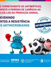 Redes sociales: Use corretamente os antibióticos, respeite o período de carência ao utilizá-los na produção animal