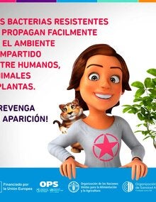 Redes sociales: Las bacterias resistentes se propagan fácilmente en el ambiente compartido entre humanos, animales y plantas