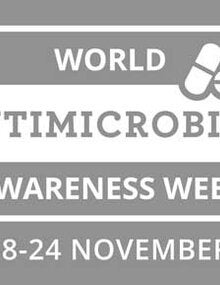 Stamp logo Go Blue in white PNG