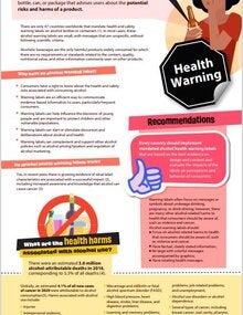 Serie Alcohol - Etiquetas de advertencia sobre el alcoho