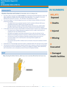 Hurricane Lisa Belize Sitrep 8