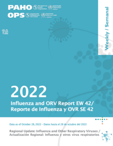 Reporte Semanal de Influenza, Semana Epidemiológica 42 (28 de octubre de 2022)
