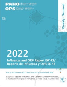 Reporte Semanal de Influenza, Semana Epidemiológica 43 (10 de noviembre de 2022)