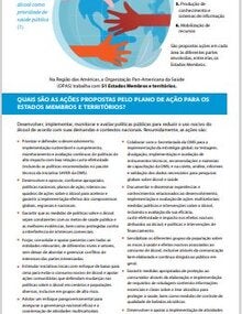 Ficha técnica: Plano de ação global sobre o álcool 2022-2030. Resumo para os Estados Membros das Américas