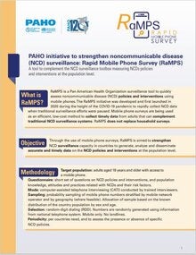 PAHO initiative to strengthen NCD surveillance: Rapid Mobile Phone Survey (RaMPS)