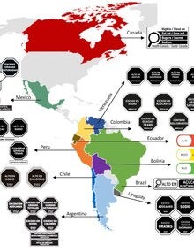 Estudio de políticas sobre el etiquetado nutricional frontal en las Américas: Evolución y resultados 