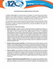Recomendaciones para la vigilancia ética de la viruela símica