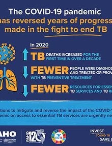 Infographic: The COVID-19 pandemic has reversed years of progress made in the fight to end TB