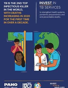 Poster: Invest in TB Services to strengthen health system, pandemic preparedness and end preventable deaths