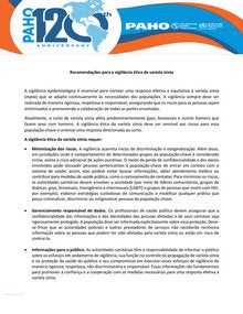 Recomendações para a vigilância ética da varíola símia