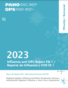 Reporte Semanal de Influenza, Semana Epidemiológica 1 (6 de enero del 2023)