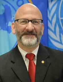 Mr. Ian Stein, PAHO/WHO Representative to Jamaica, Bermuda and the Cayman Islands