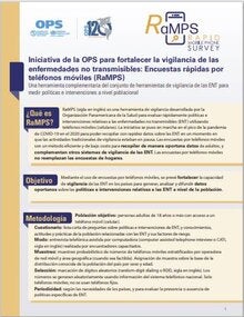 Iniciativa de la OPS para fortalecer la vigilancia de las ENT: Encuestas rápidas por teléfonos móviles (RaMPS)