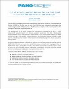 Cover document List of priority medial devices...