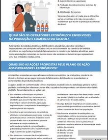 Plano de ação global sobre o álcool 2022-2030. Resumo para os operadores econômicos nas Américas