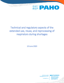 Reprocessing of respirators during shortages
