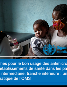 Cours de formation: Programmes pour le bon usage des antimicrobiens dans les établissements de santé dans les pays à revenu intermédiaire de la tranche inférieure : une boîte à outils pratique de l’OMS